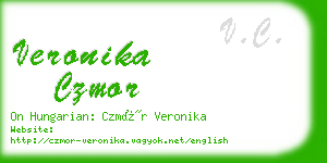 veronika czmor business card